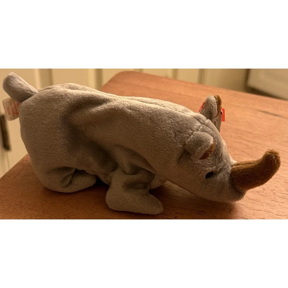 Spike Rhino Ty The Beanie‎ Babies Collection DOB August 13, 1996 Retired NWT